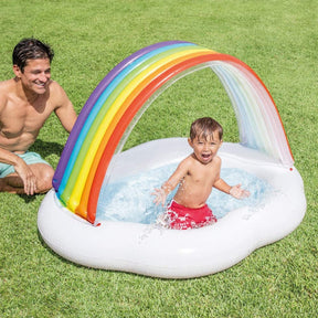 Intex Planschbecken - Rainbow Cloud 142x119x84cm - Poolpirat