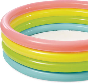 Intex Planschbecken - Sunset Glow Baby Pool, 4-Ring 168x46cm