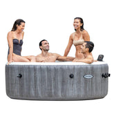 Intex Pool PureSPA Bubble "Greywood Deluxe" Whirlpool 196/145cm x 71cm - Poolpirat