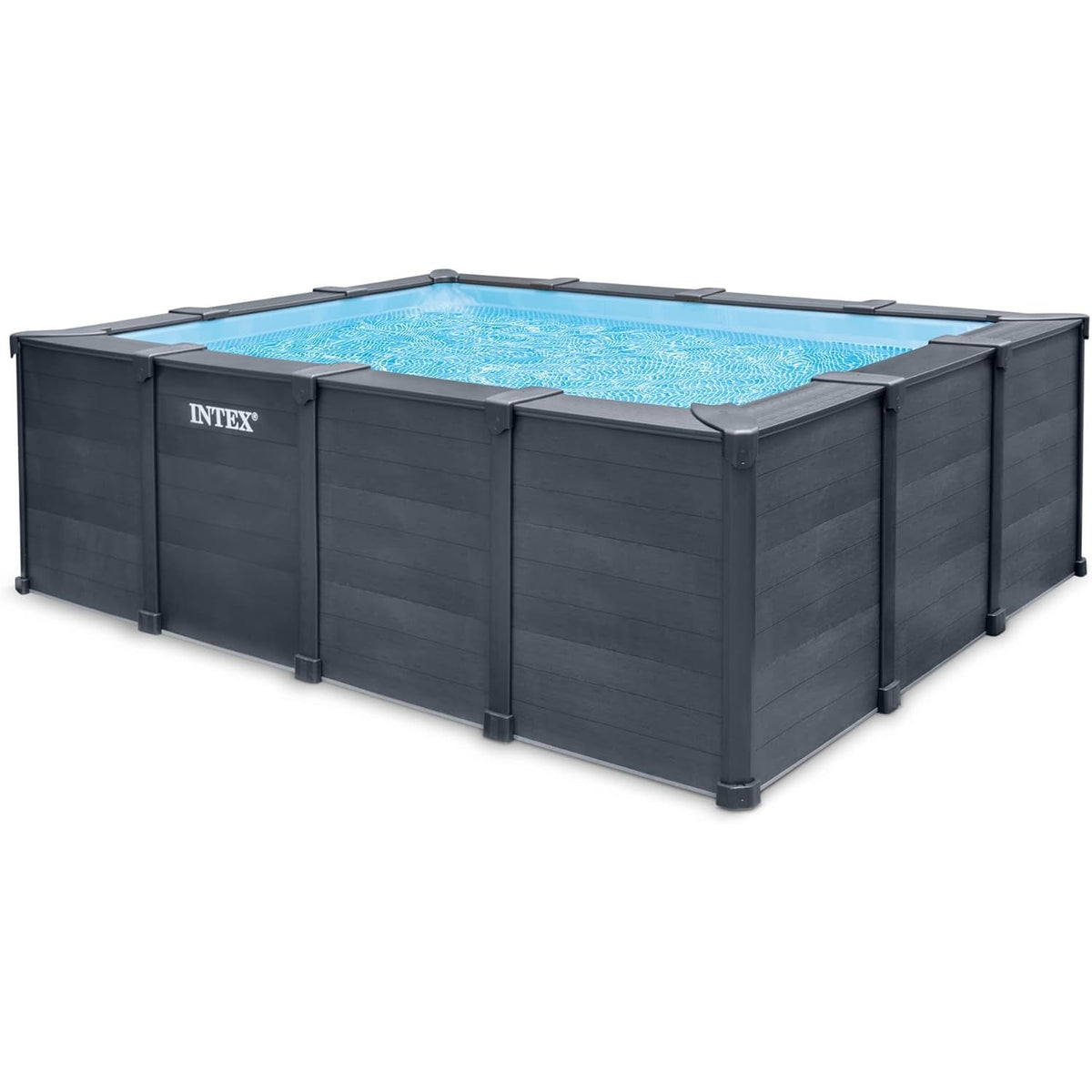 Intex - Pool - Set - GraphiteGray 400x300x124cm - Poolpirat