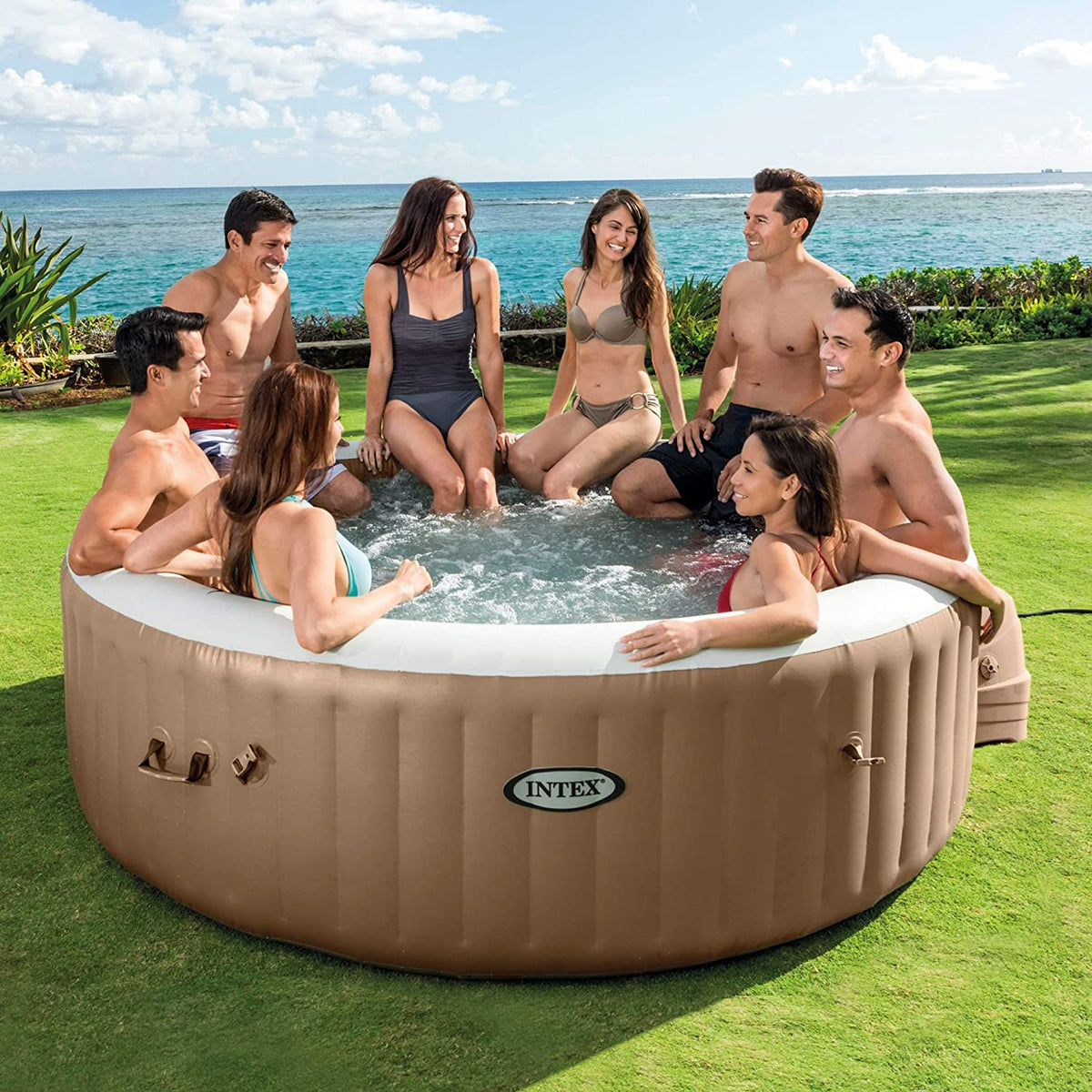 Intex PureSPA Bubble sahara tan 236/185 x 71cm