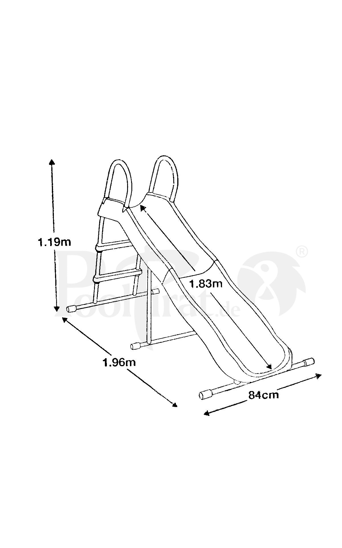 Intex Rutsche 196x84x119cm - Poolpirat