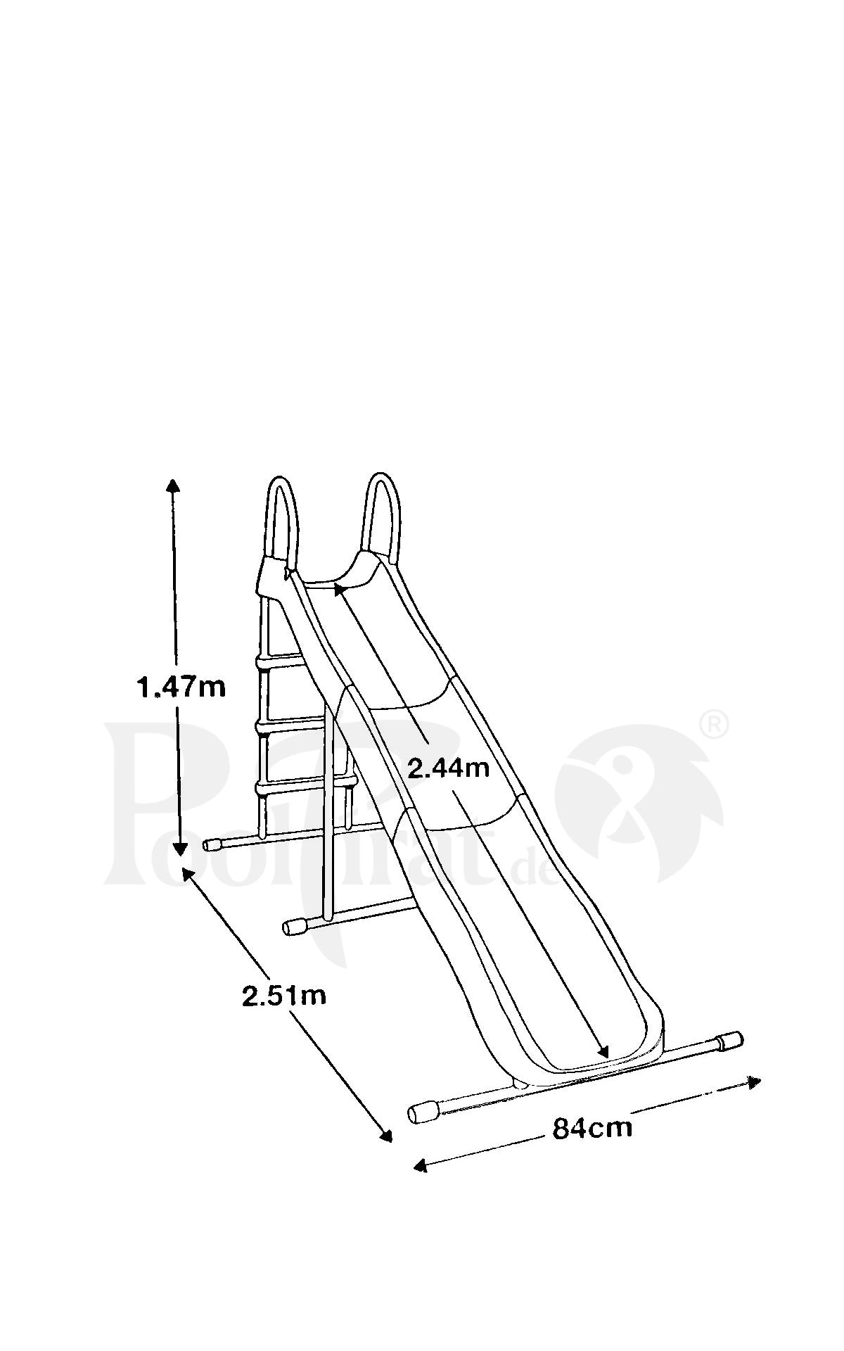 Intex Rutsche 251x84x147cm - Poolpirat