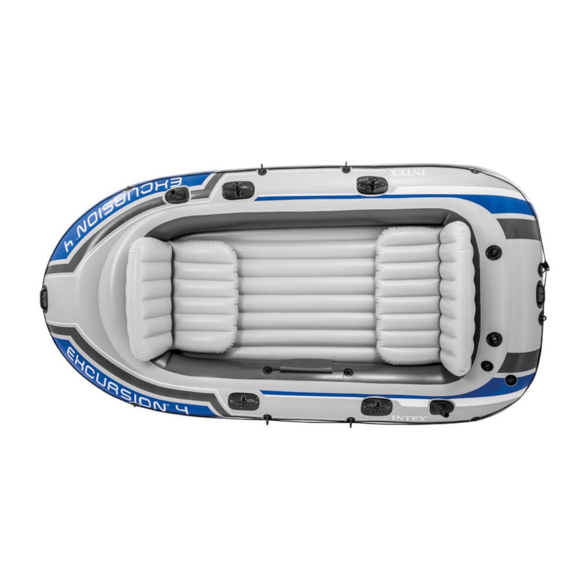 Intex Schlauchboot Excursion 4 Set inkl. Paddel & Pumpe, bis 500kg, 315x165x43cm - Poolpirat