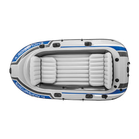 Intex Schlauchboot Excursion 4 Set inkl. Paddel & Pumpe, bis 500kg, 315x165x43cm - Poolpirat