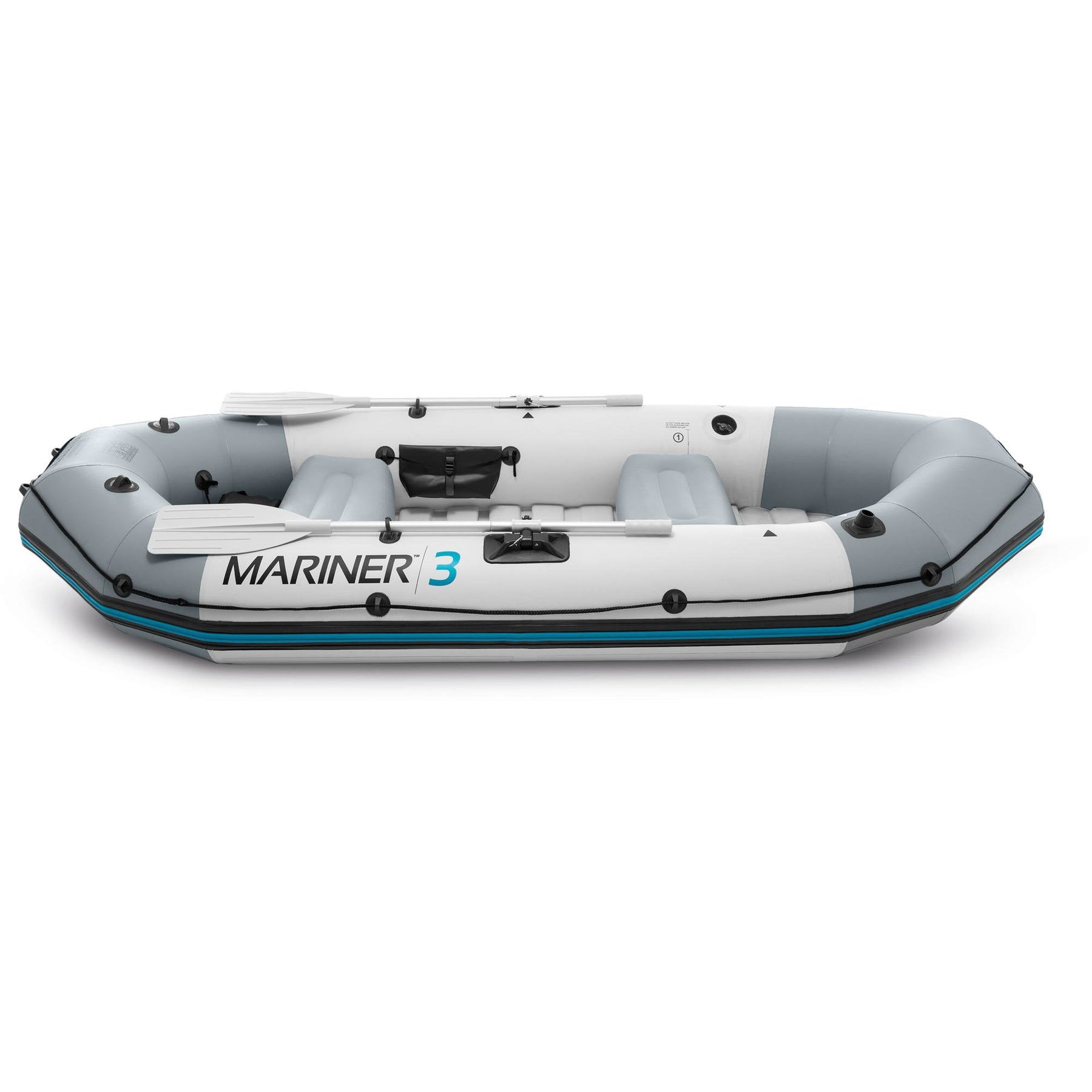 Intex Schlauchboot Mariner 3 Set inkl. Paddel + Pumpe, bis 400kg 297x127x46cm - Poolpirat