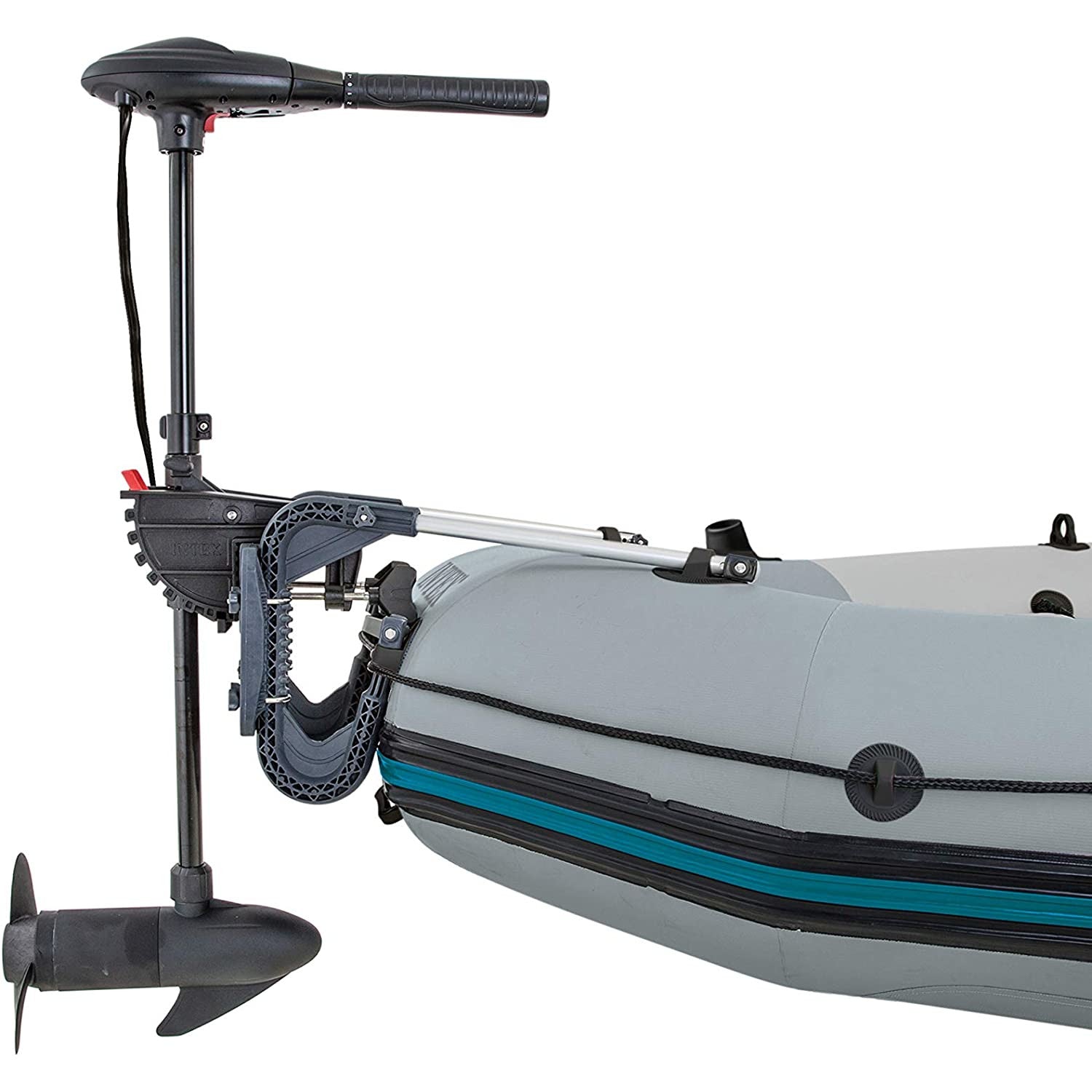 Intex Schlauchboot - Set Mariner 4 inkl. Außenbordmotor & Befestigung - Poolpirat