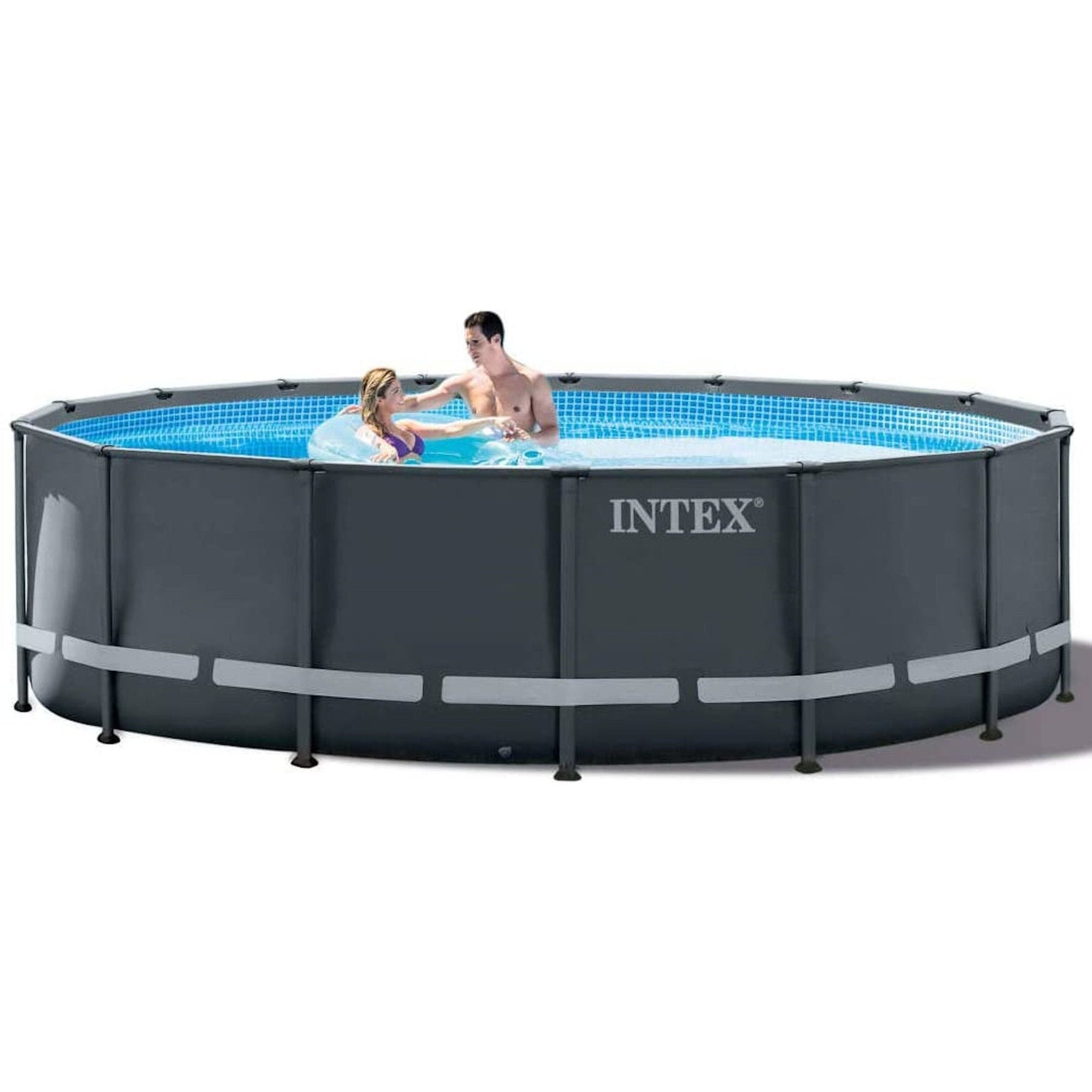 Intex Ultra XTR FramePool - Set 488x122cm + umfangreiches Zubehör - Poolpirat