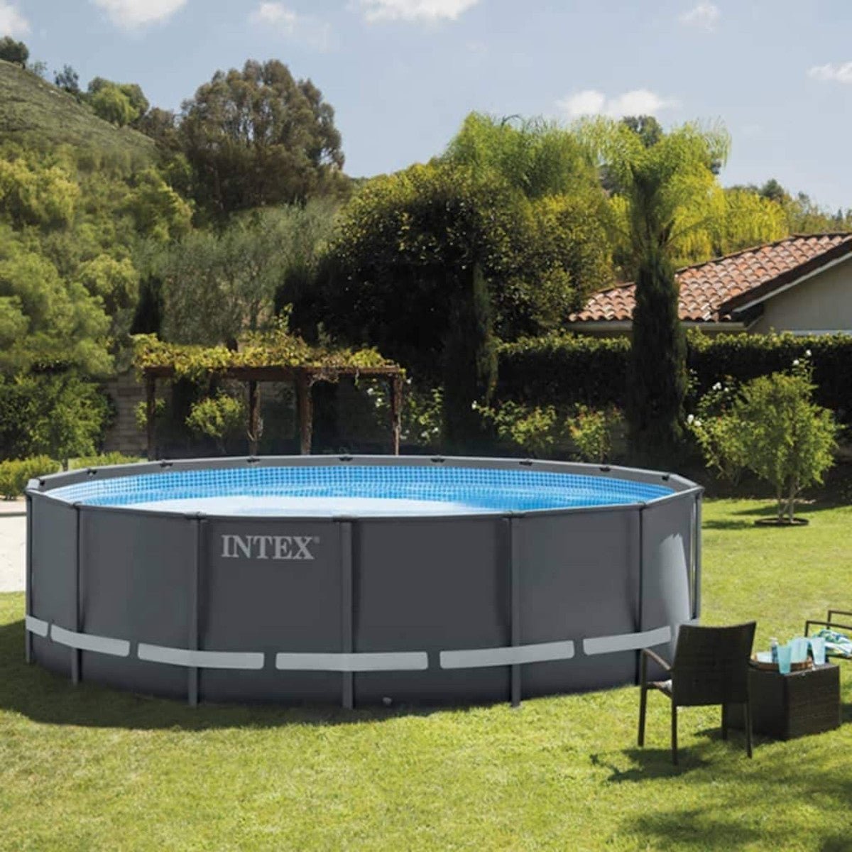 Intex Ultra XTR FramePool-Set 488x122cm + umfangreiches Zubehör - Poolpirat