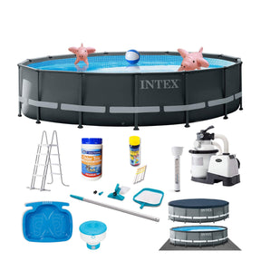 Intex Ultra XTR FramePool-Set 488x122cm + umfangreiches Zubehör - Poolpirat