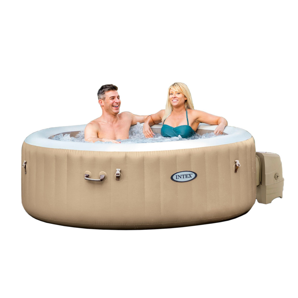 Intex Whirlpool Purespa Bubble Sahara Tan 196/145x71cm