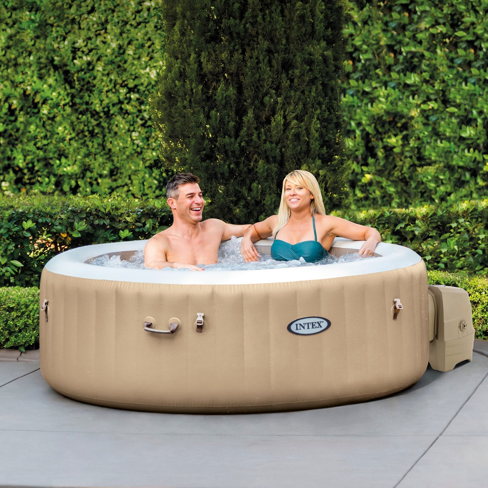 Intex Whirlpool PureSPA Bubble sahara tan 196/145x71cm