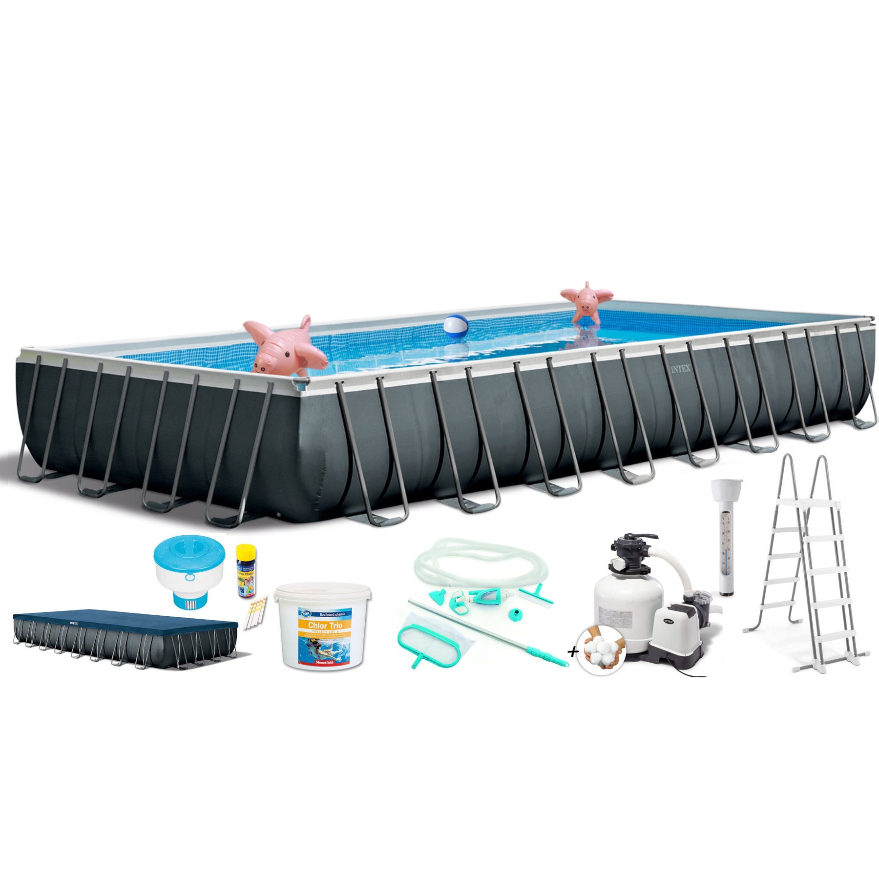 Ultra XTR Frame Pool 975x488x132cm + Zubehör