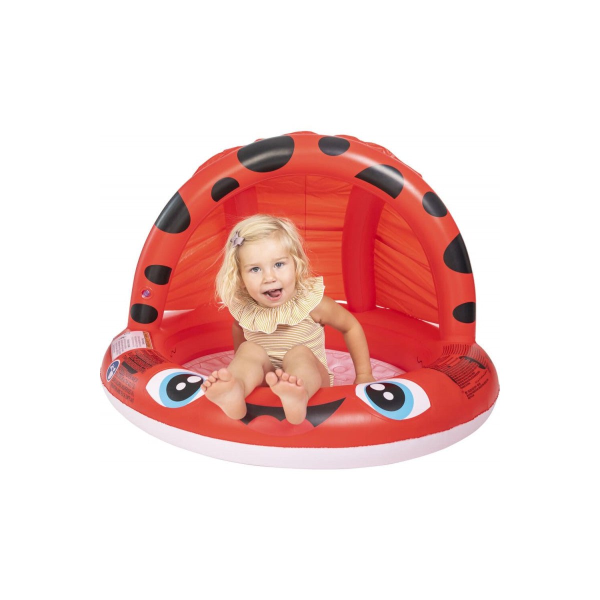 Vedes Splash & Fun - Babypool Marienkäfer 92x62cm