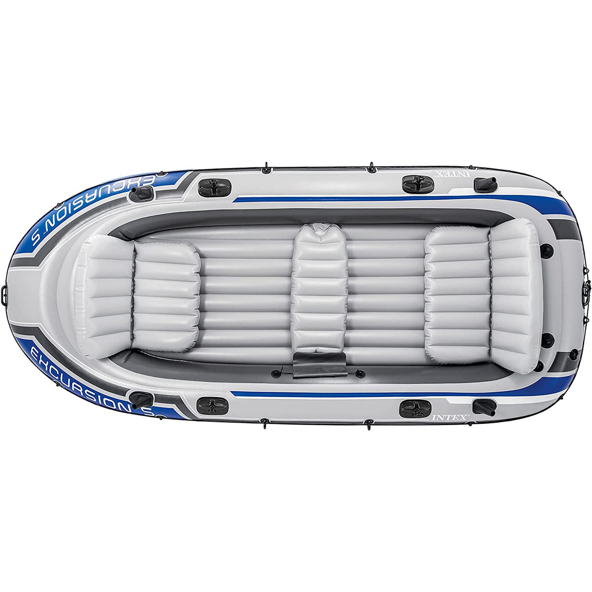 Intex Schlauchboot Excursion 5 Set inkl. Paddel & Pumpe, bis 600kg, 366x168x43cm