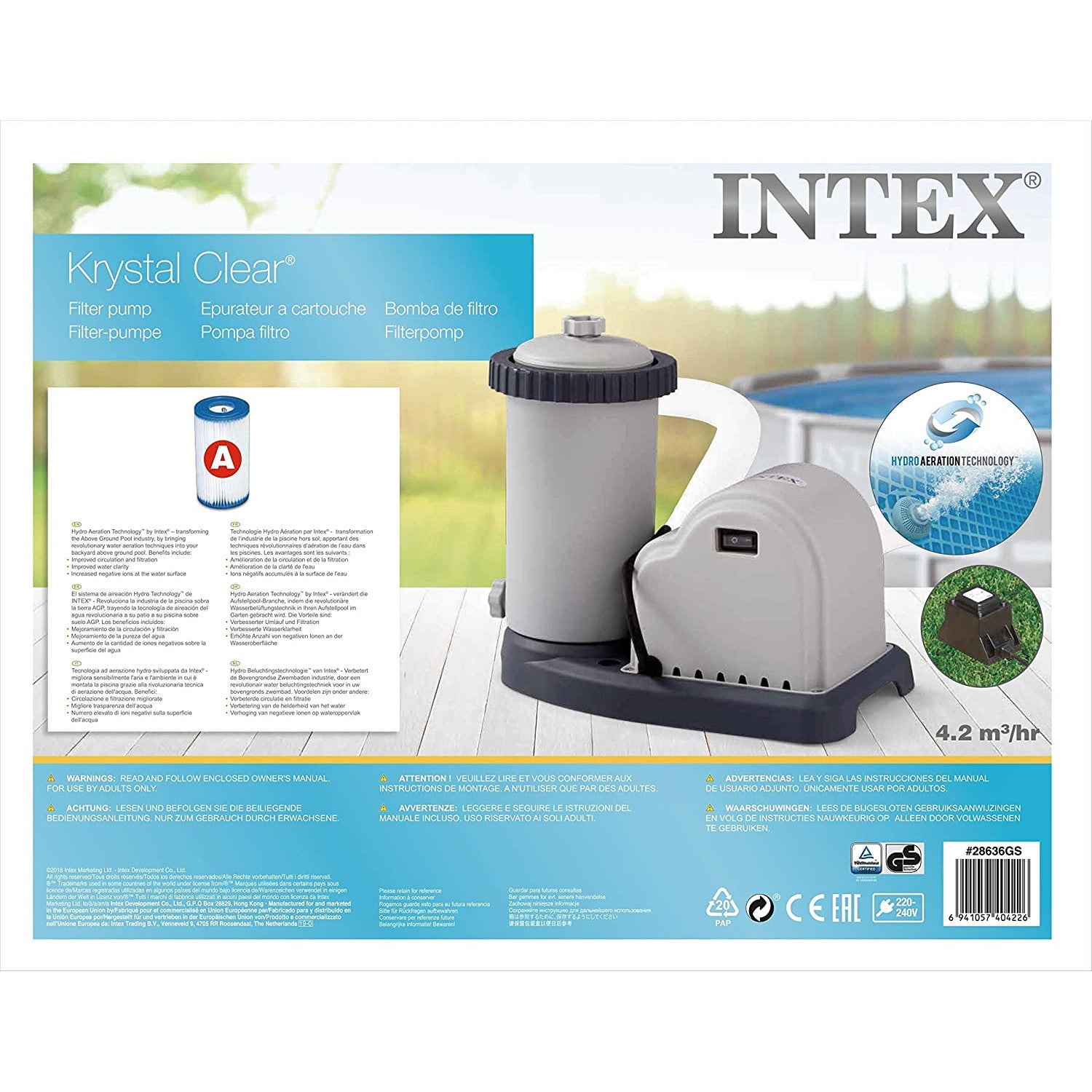 Intex Filterpumpe 5678 L/H