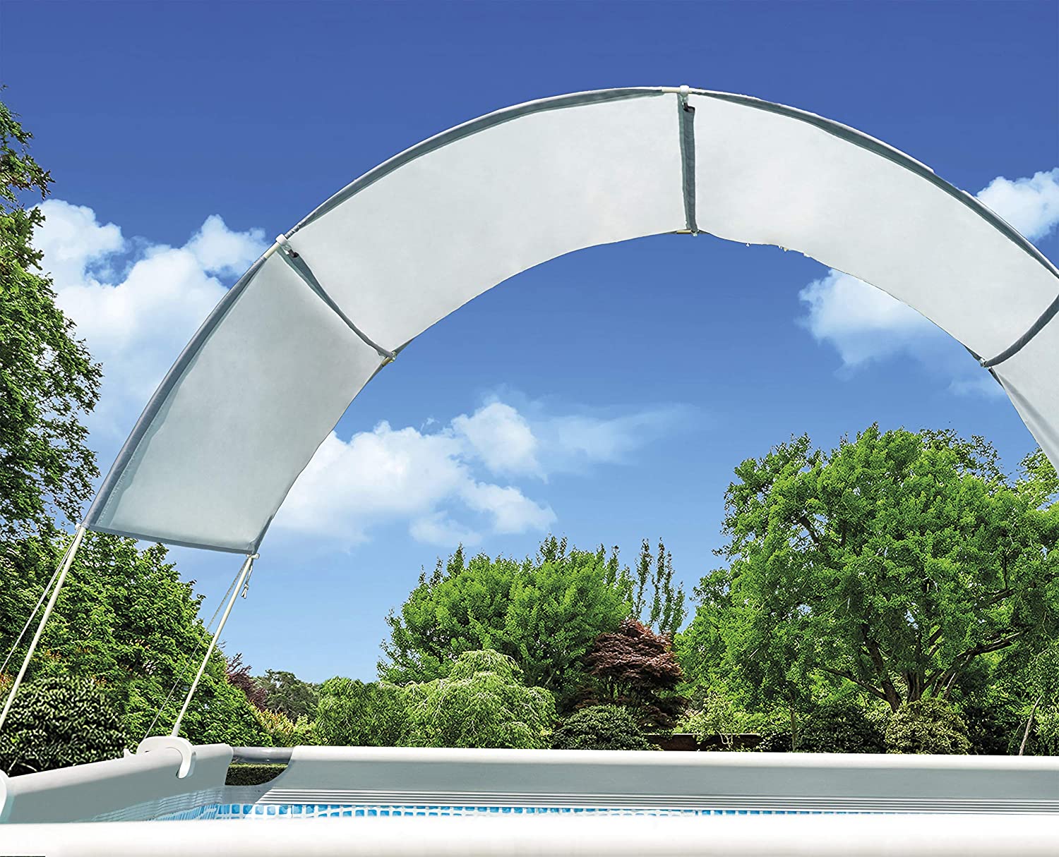 Intex Pool Sonnendach für Stahlrohr Becken bis 732cm
