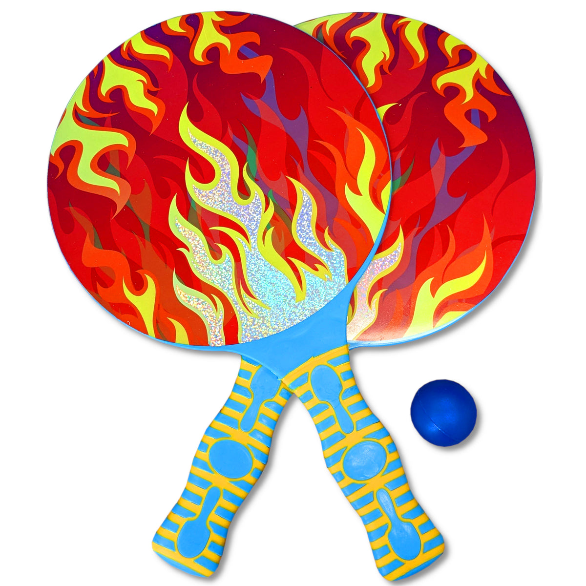 Toi-Toys - GO PLAY Beach Tennis - Flames, 2 Schläger + Ball