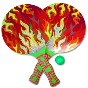 Toi-Toys - GO PLAY Beach Tennis - Flames, 2 Schläger + Ball