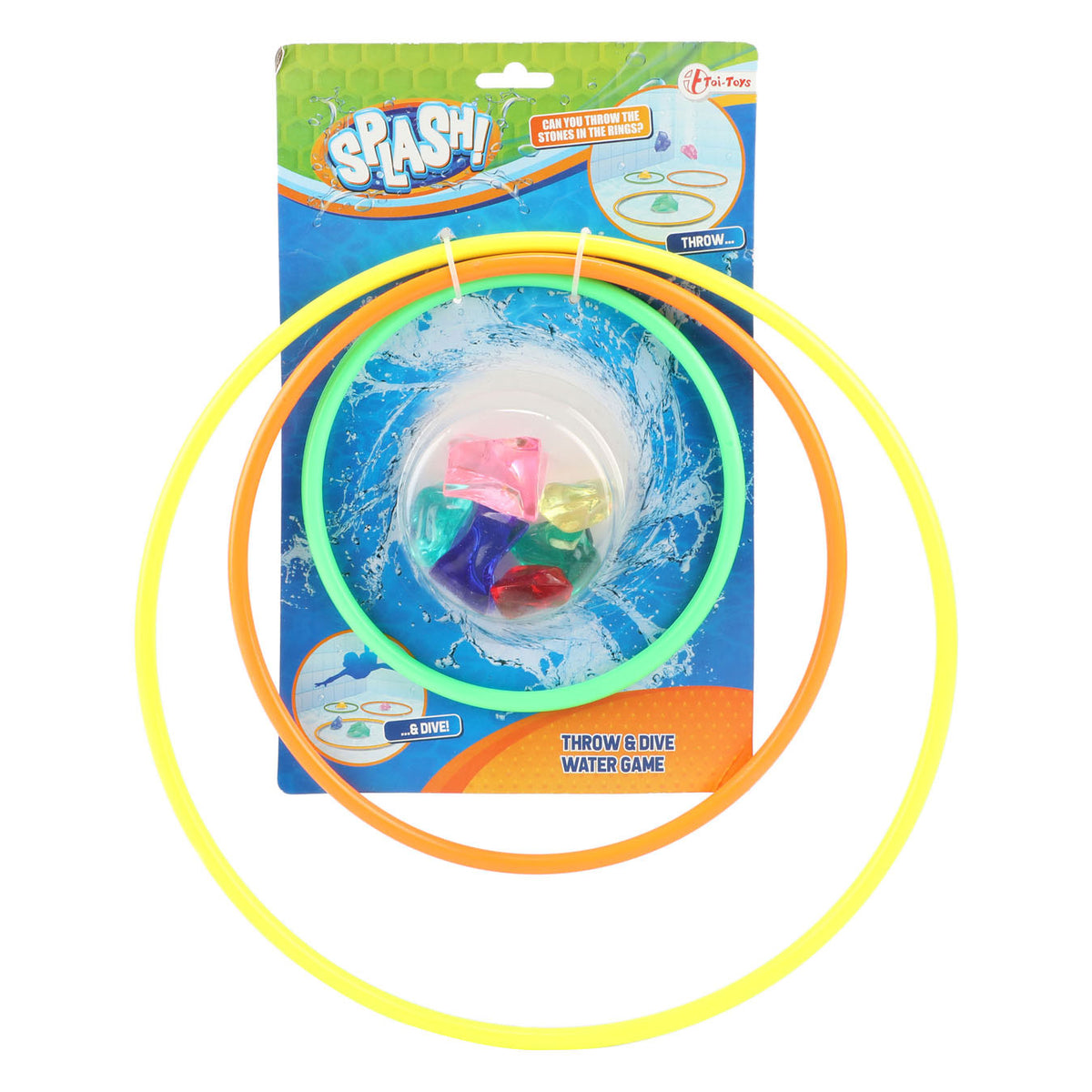Toi-Toys - SPLASH Ringwurfspiel für Unterwasser Tauchspiel