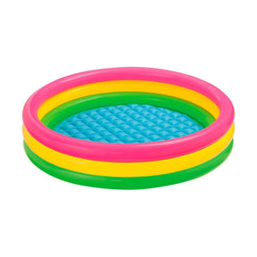 Intex - Planschbecken Sunset Glow Baby Pool 3-Ring 114x25cm - Poolpirat