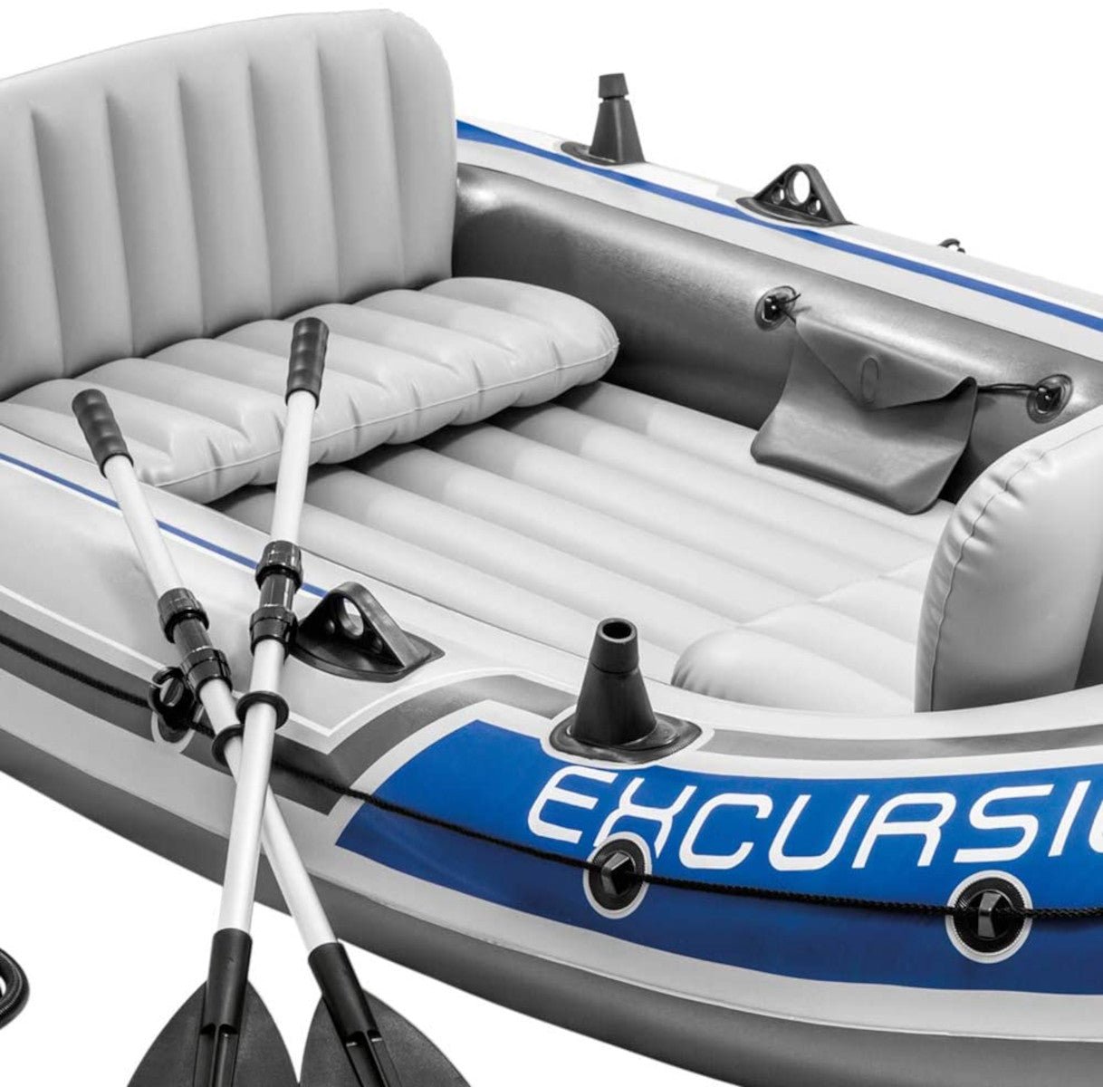Intex Schlauchboot Excursion 4 Set inkl. Paddel & Pumpe, bis 500kg, 315x165x43cm - Poolpirat