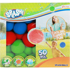 Toi-Toys - SPLASH Super Splashbälle 5cm, 50 Stück - Poolpirat