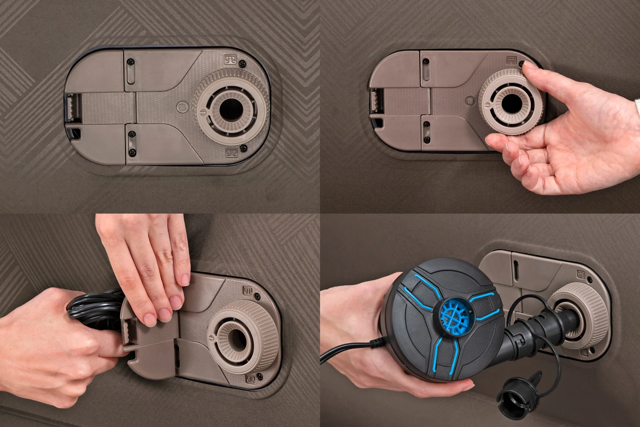 Bestway Luftbett Fortech 203x152x51cm