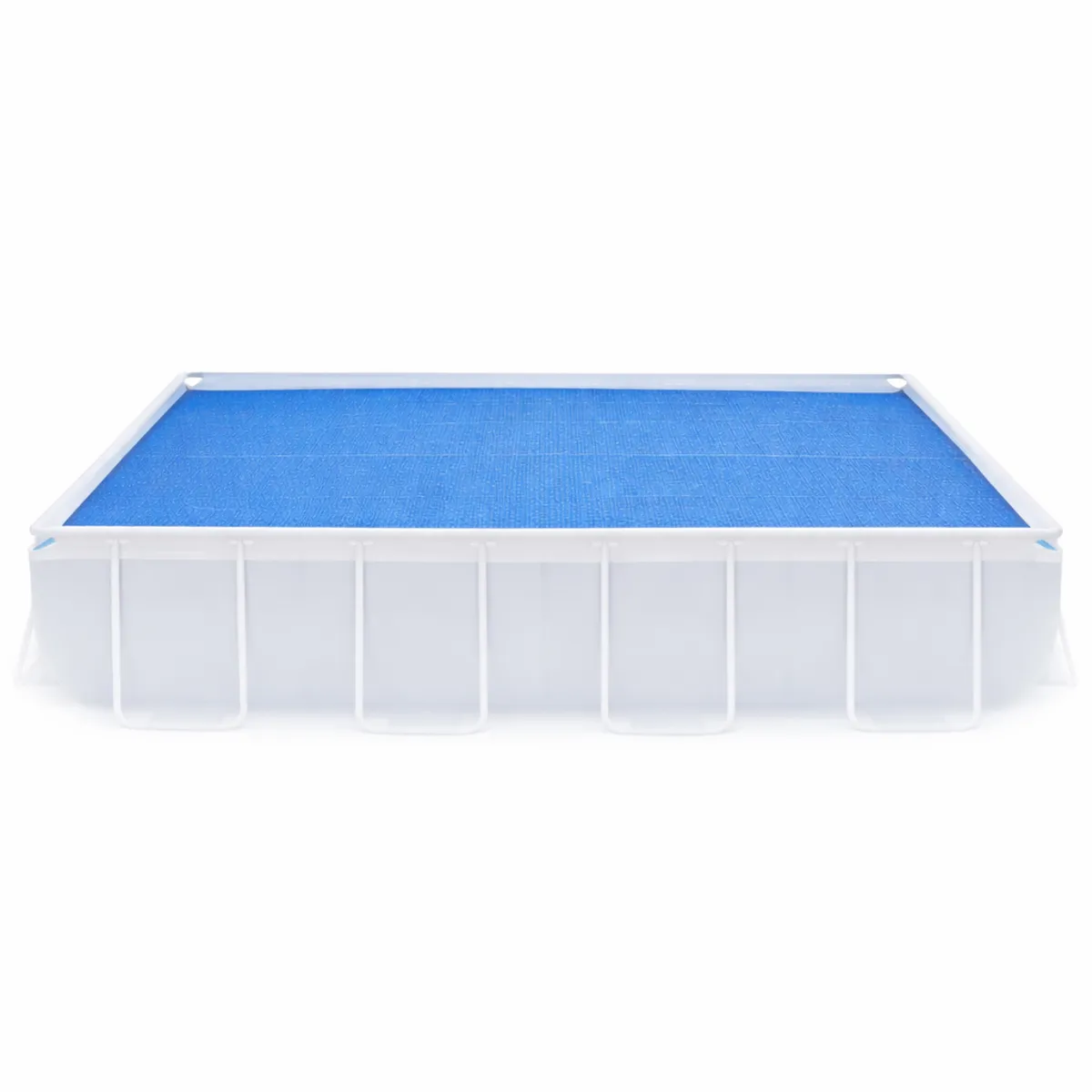 Happy People 77562 Wehncke Solarabdeckplane für Stahlrahmenpools eckig, 400x207cm