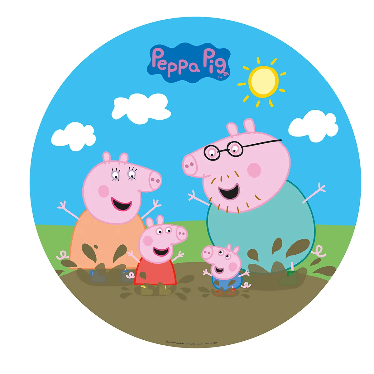 Happy People Sprinklermatte Peppa Wutz Ø 150cm