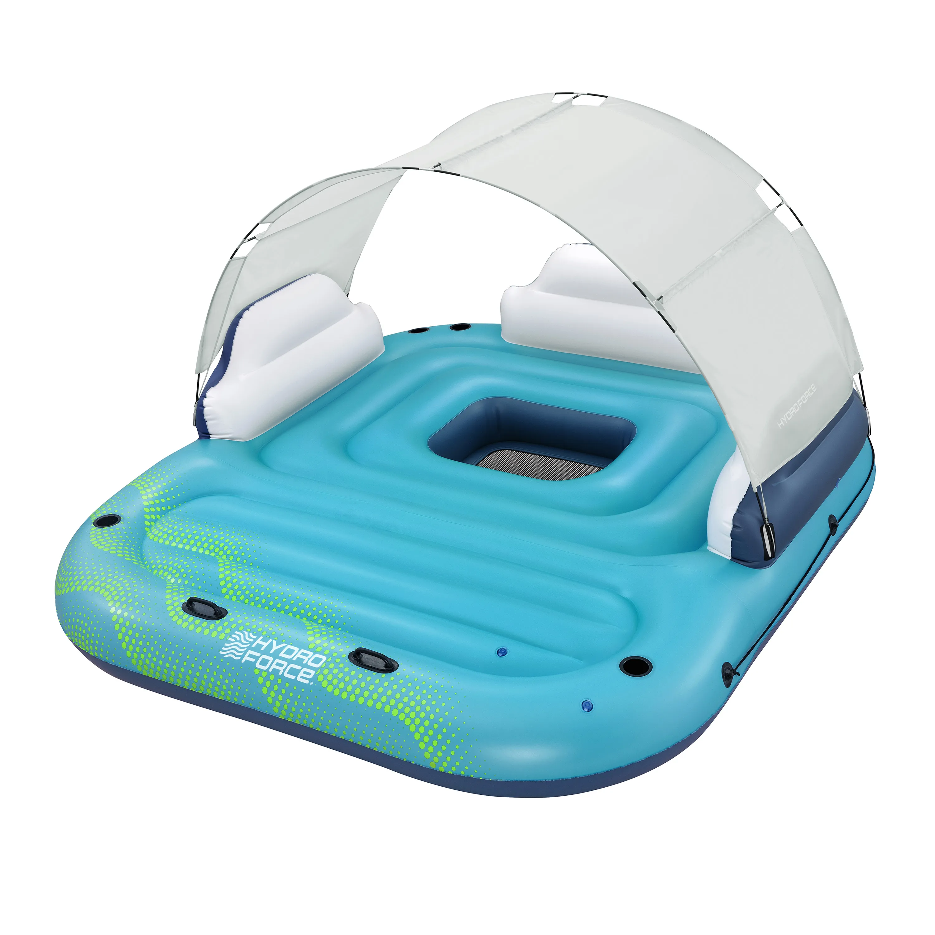 Bestway® Badeinsel Hydro Force® Sonnenlounge 280x257x81cm, 5 Personen