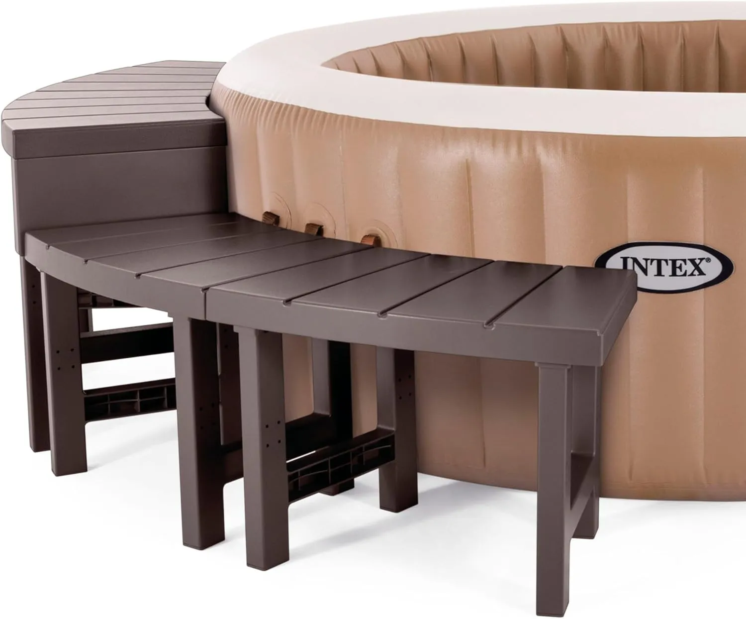 INTEX Beistelltisch Set PureSPA Bänke 2x 60cm + 2x 42cm