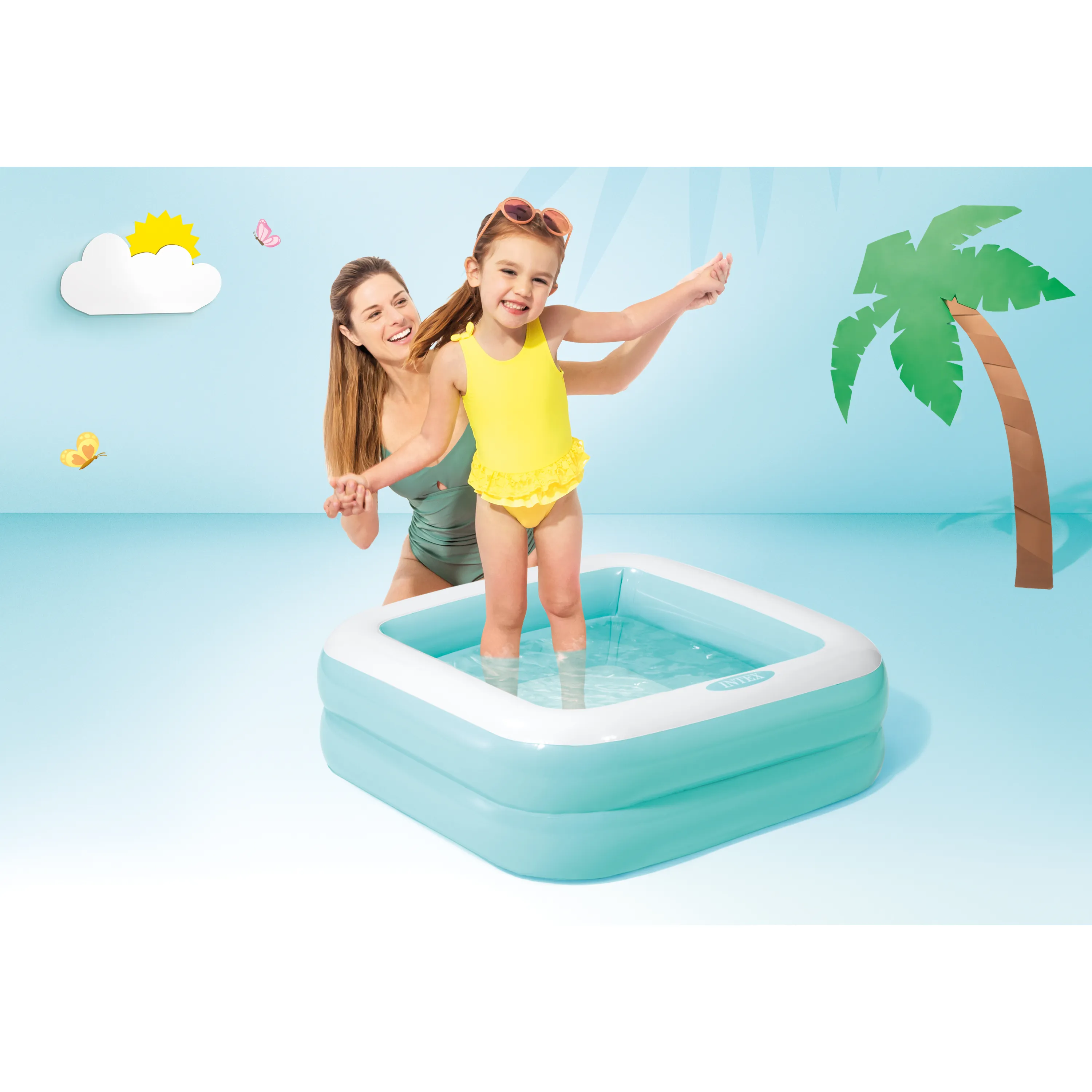 Intex 57100NP Planschbecken -  Play Box 86x86x25cm