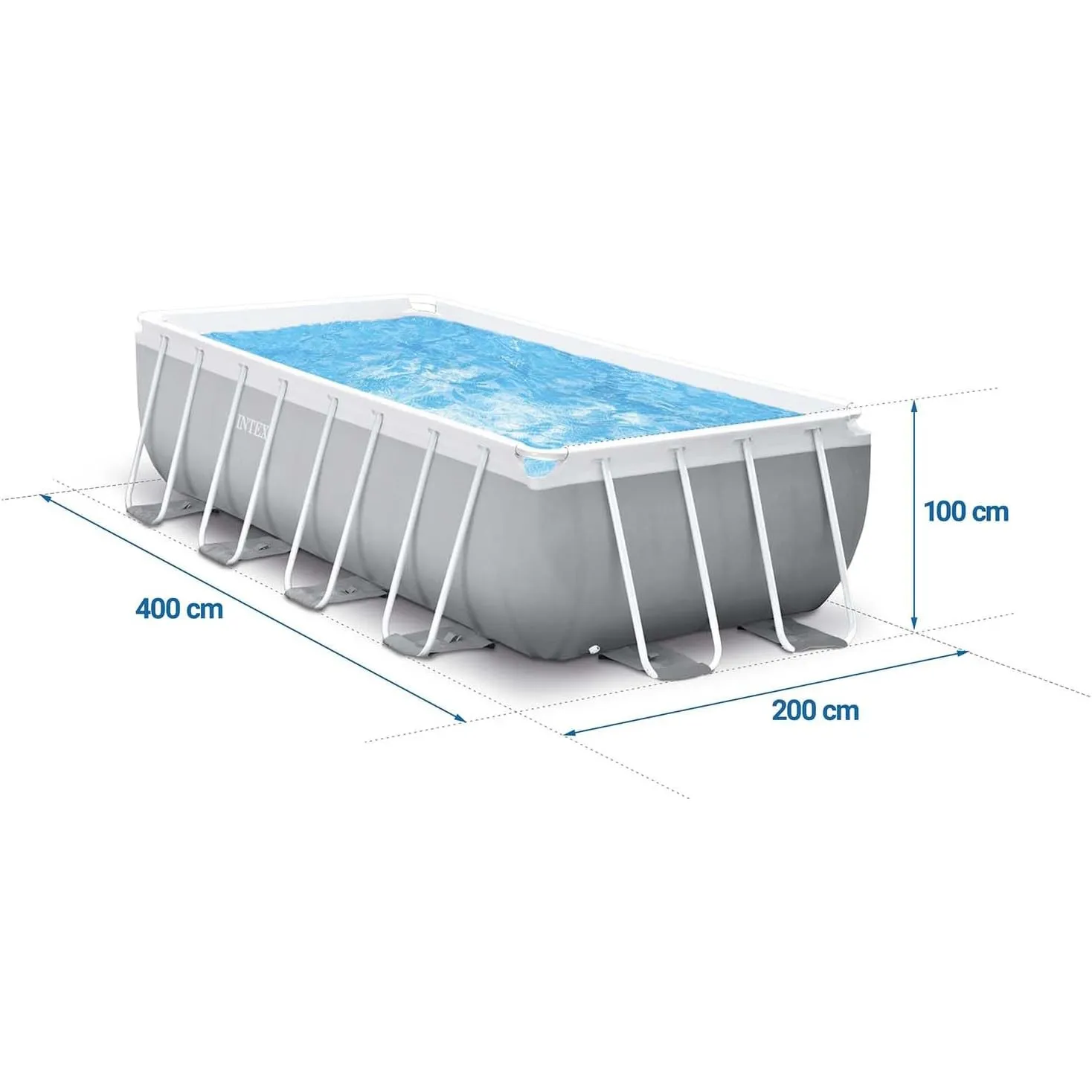 Intex Pool-Set Prism Frame Rectangular 400x200x100cm