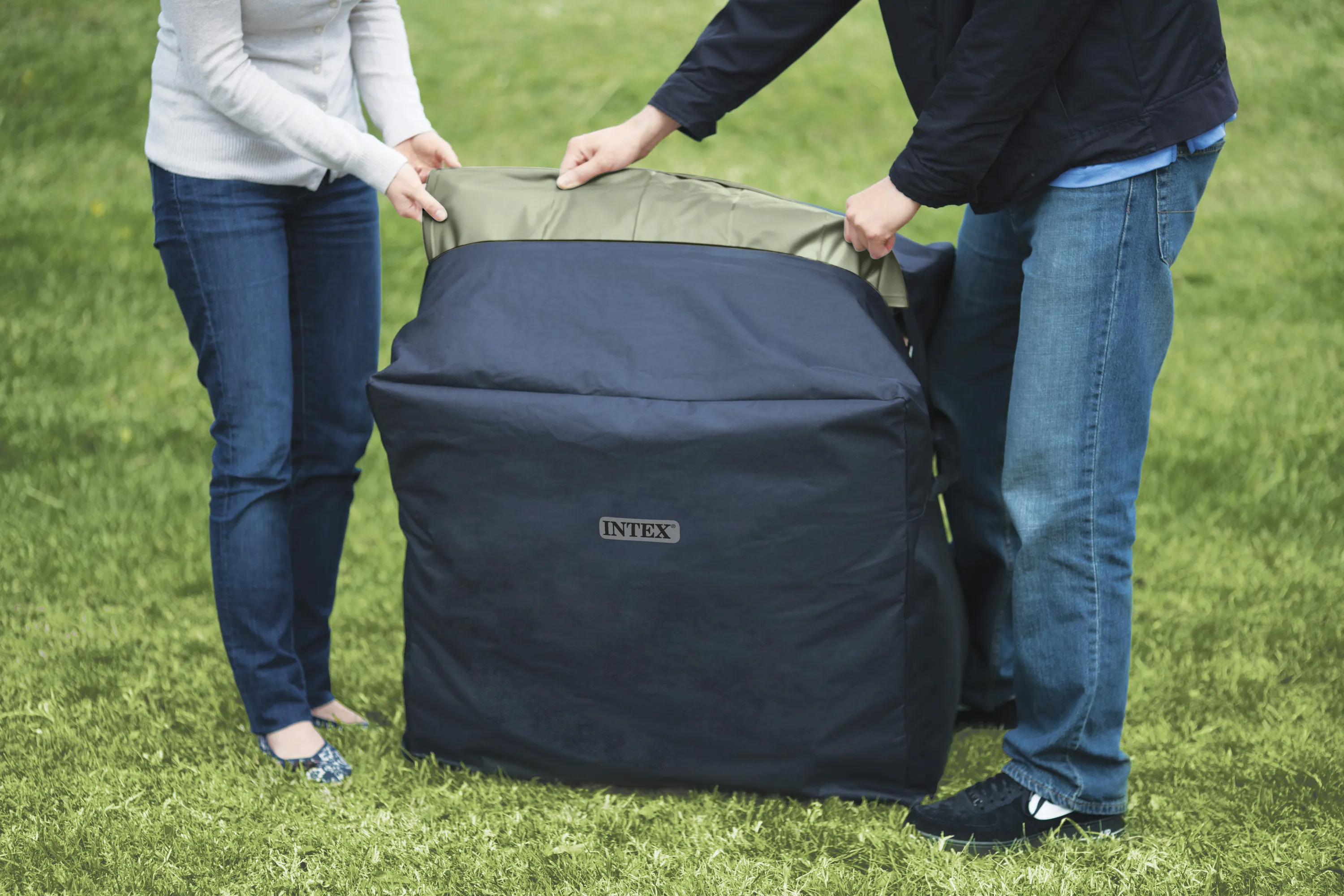 INTEX 28428NP Whirlpool Bubble Massage Round Bubble PureSPA 216x71cm