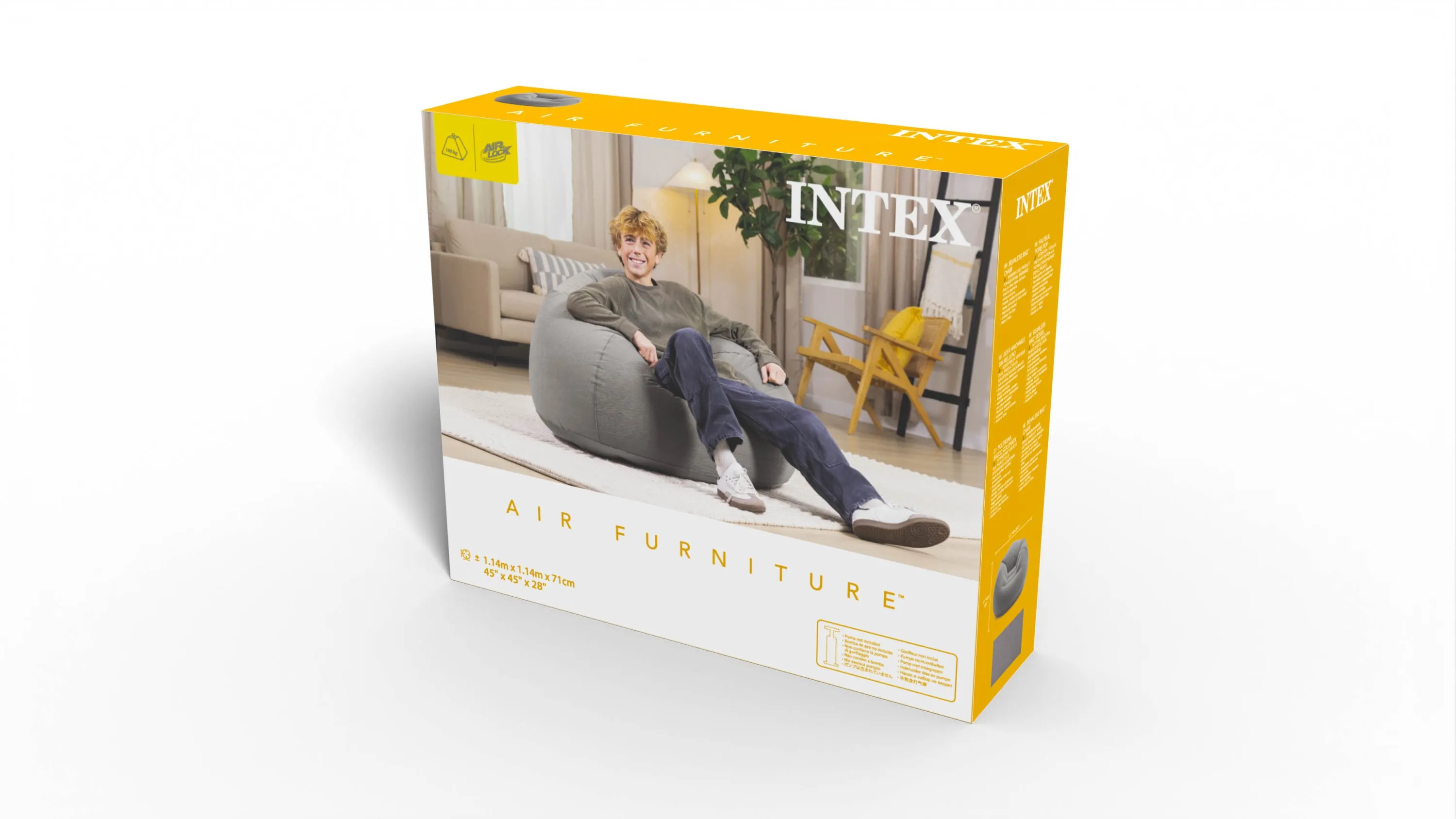 INTEX 68579NP Sessel Beanless Bag 107x104x69cm