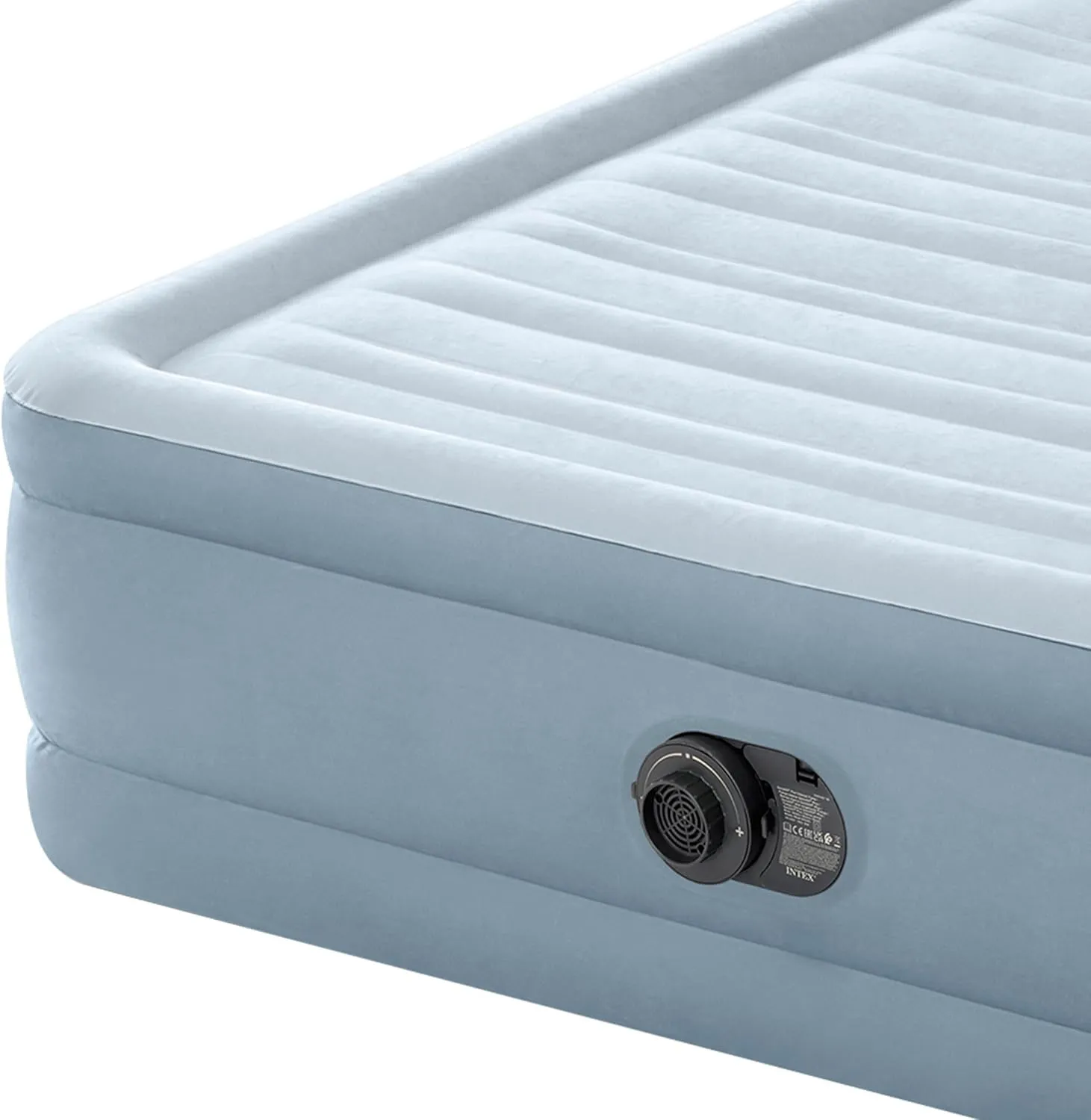Intex Luftbett - DuraBeam Headboard Plush Queen 152x236x86cm, mit 220V Pumpe