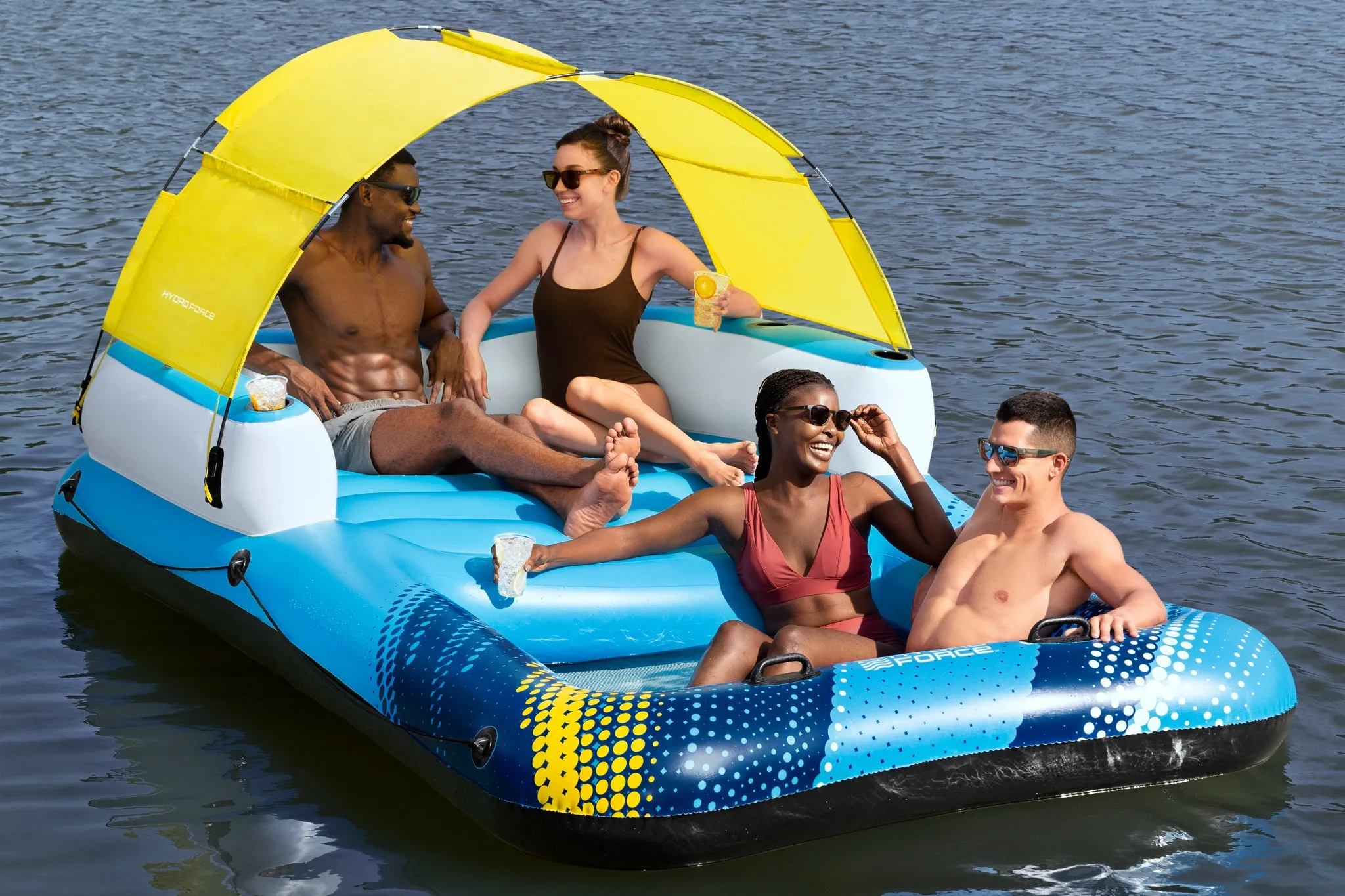 Bestway® Badeinsel Hydro Force® Summer Oasis™ 320x198cm, 4 Personen