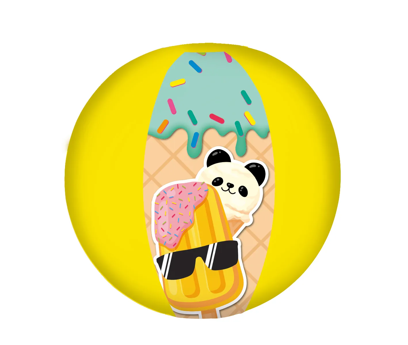 Happy People 77452 - Happy Summer Strandball Wasserball (ca. 29 cm)