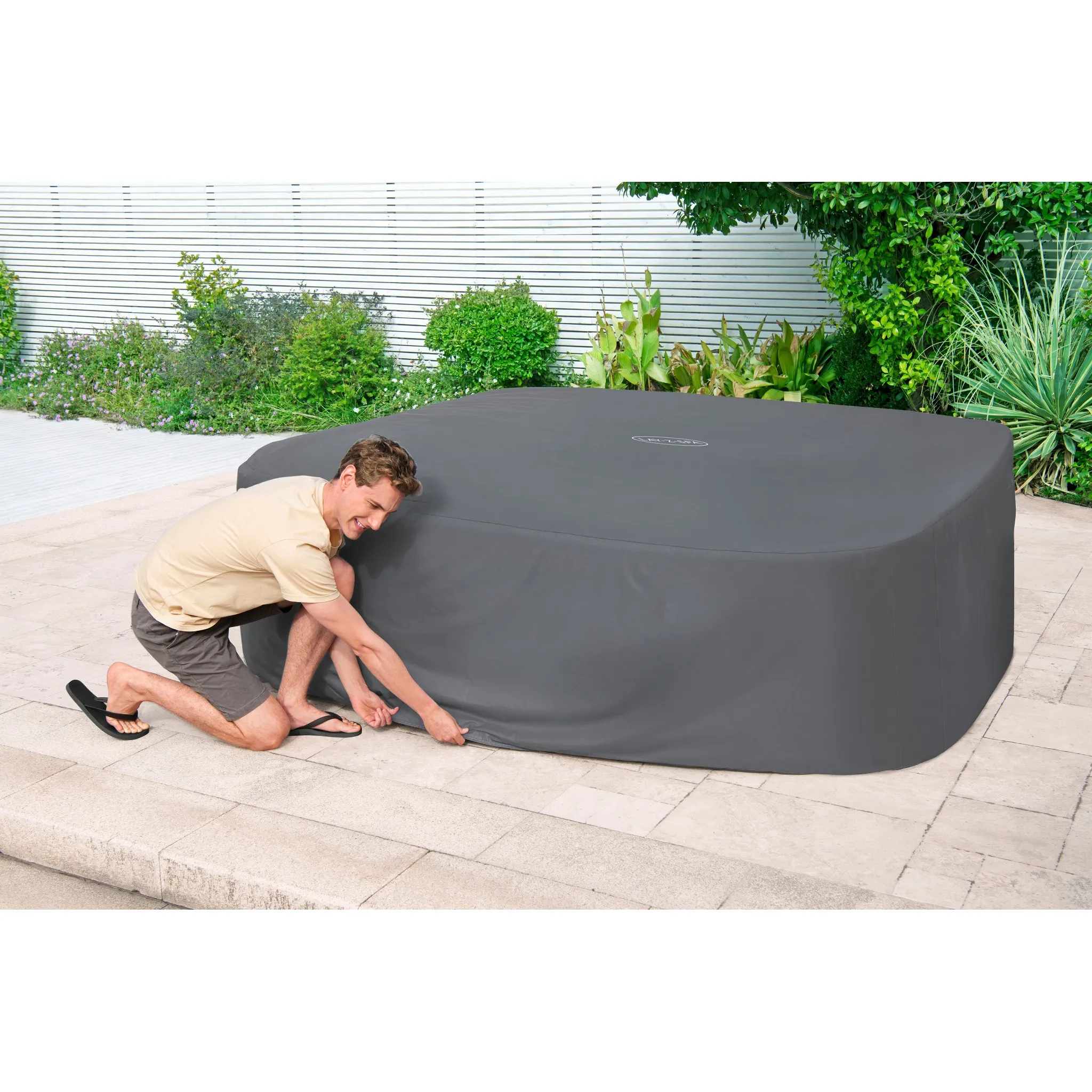 Bestway LAY-Z-SPA Thermo Komplettabdeckung EnergySense Plus 230x230 cm eckig