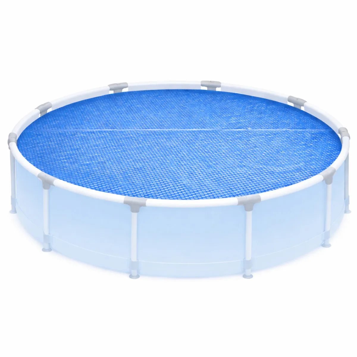 Happy People 77556 Wehncke Solarabdeckplane für Stahlrahmenpools rund, Ø300cm