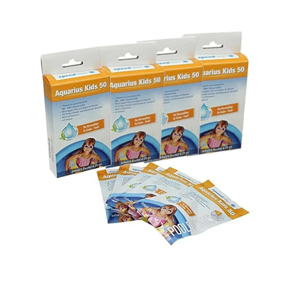 [Bundle] !!! 4er !!! Set Aquarius Kids 50 Wasserpflege für Kinderpools