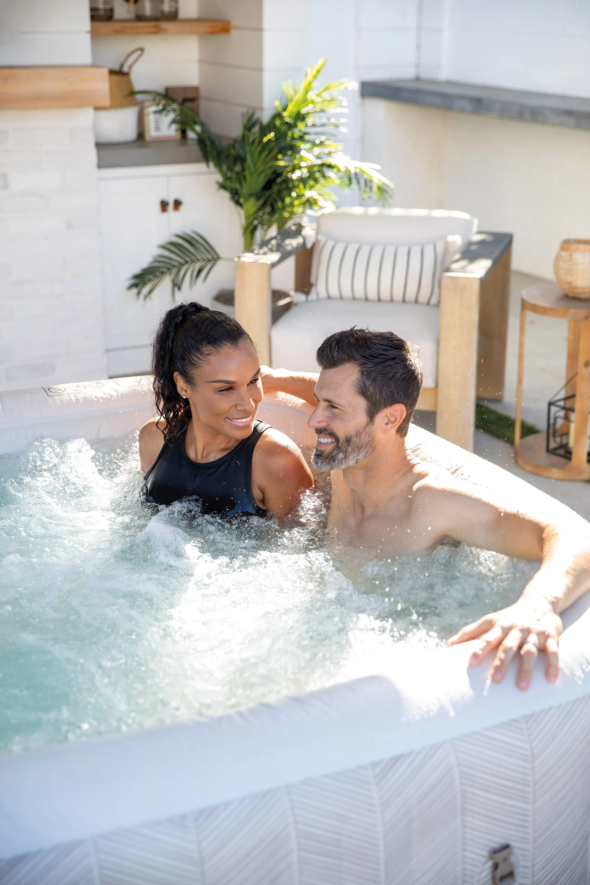 Intex 28446NP Whirlpool - Chevron Deluxe Square Bubble (175x175cm)