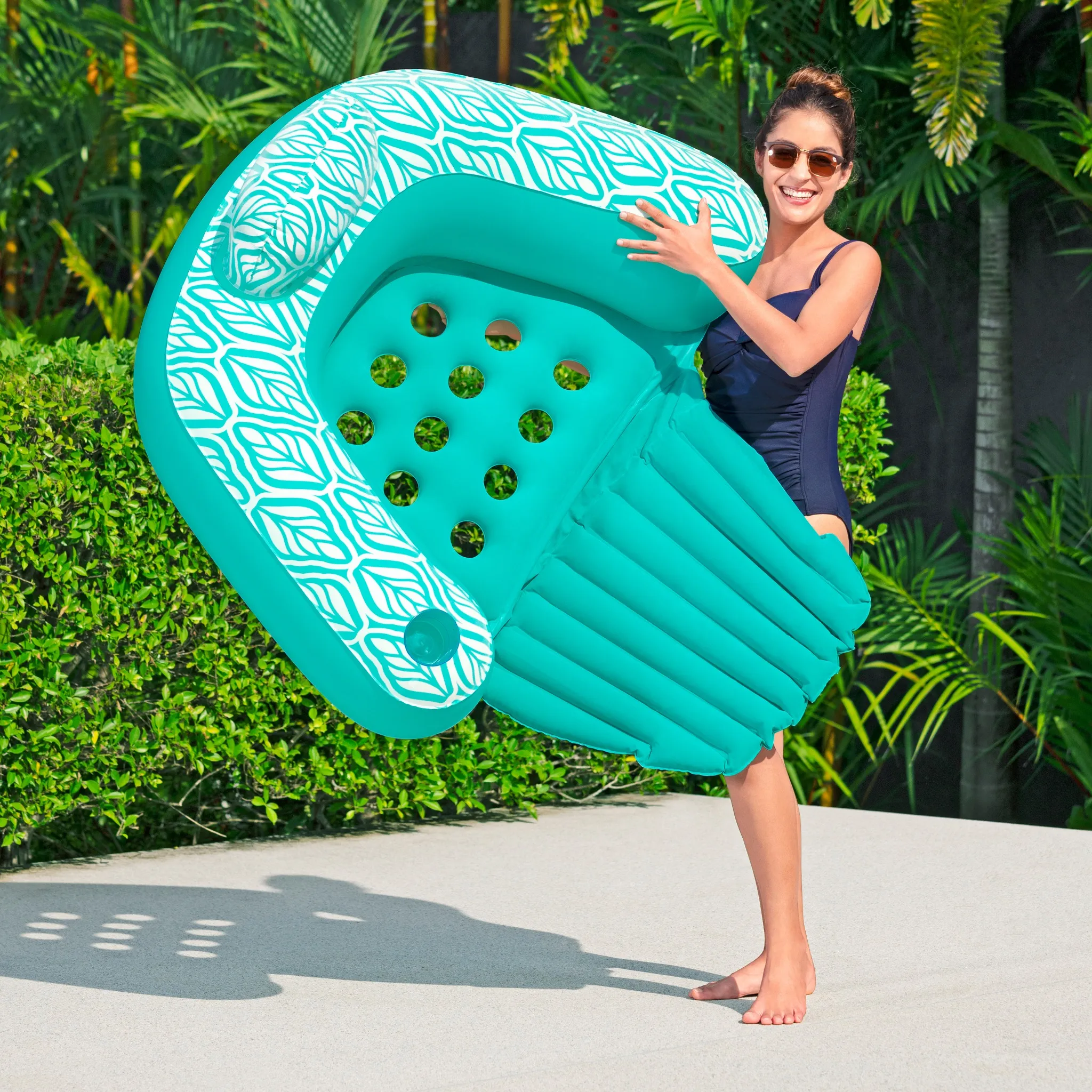 Bestway Poolsessel Comfort Plush Deluxe 145x120cm