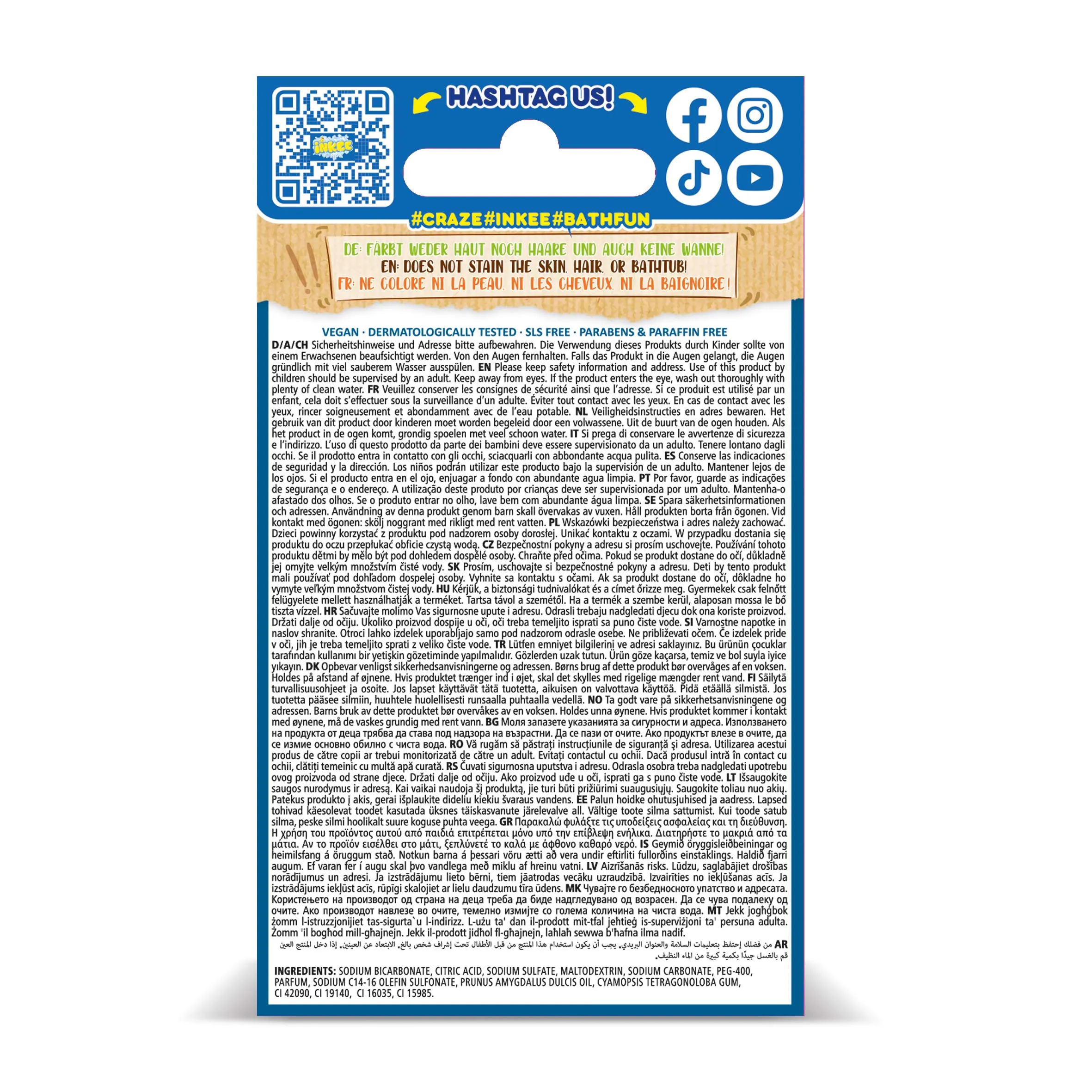 Fußball-Badebombe mit Pop-Corn-Duft Badezusatz