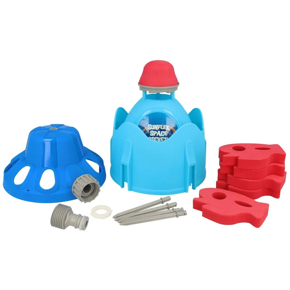 Sunflex Space Rocket - Wassersprenkler (blau, drehend)