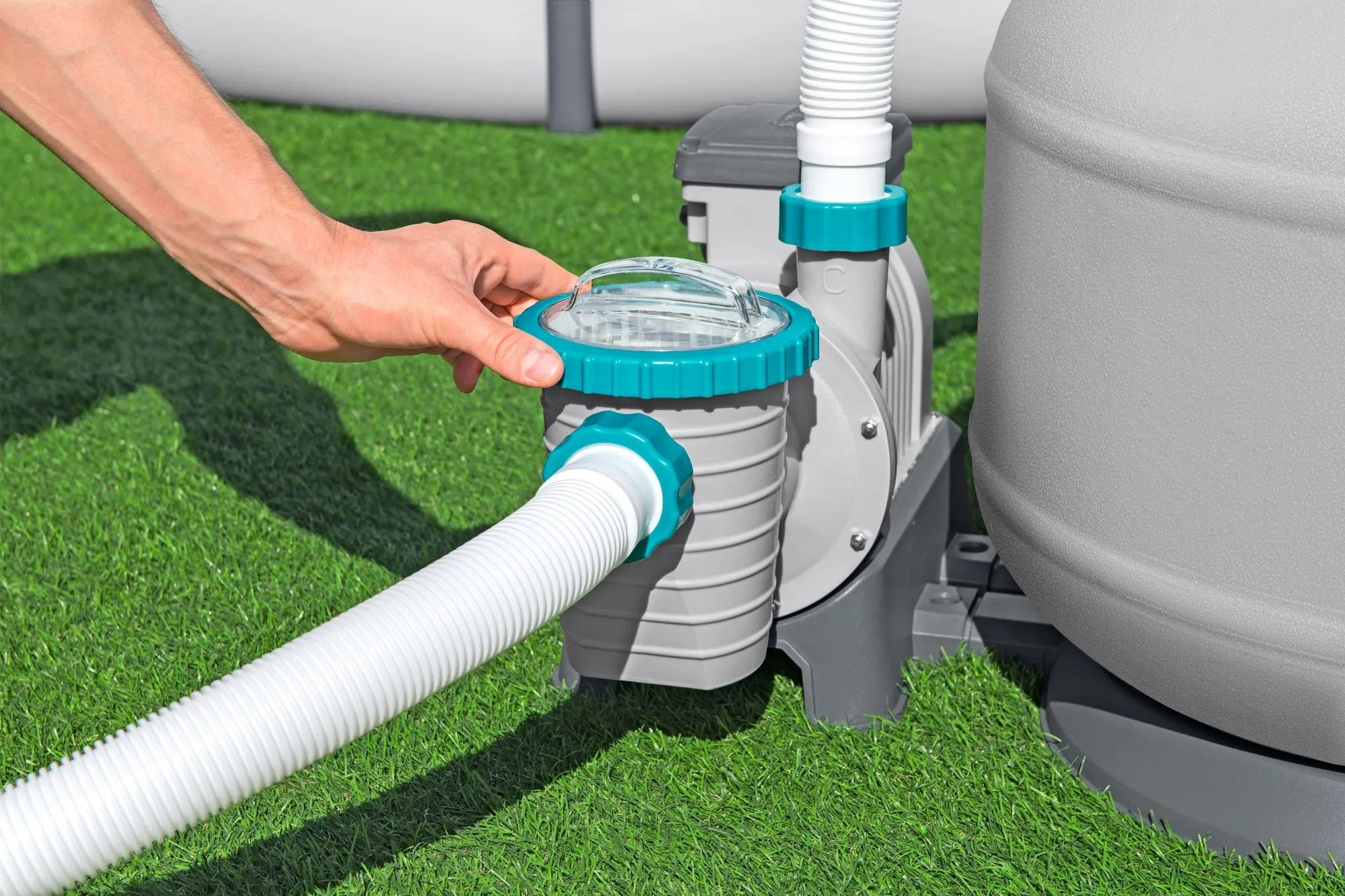 Bestway Sandfilteranlage mit Zeitschaltuhr 11.355l/h, 500W