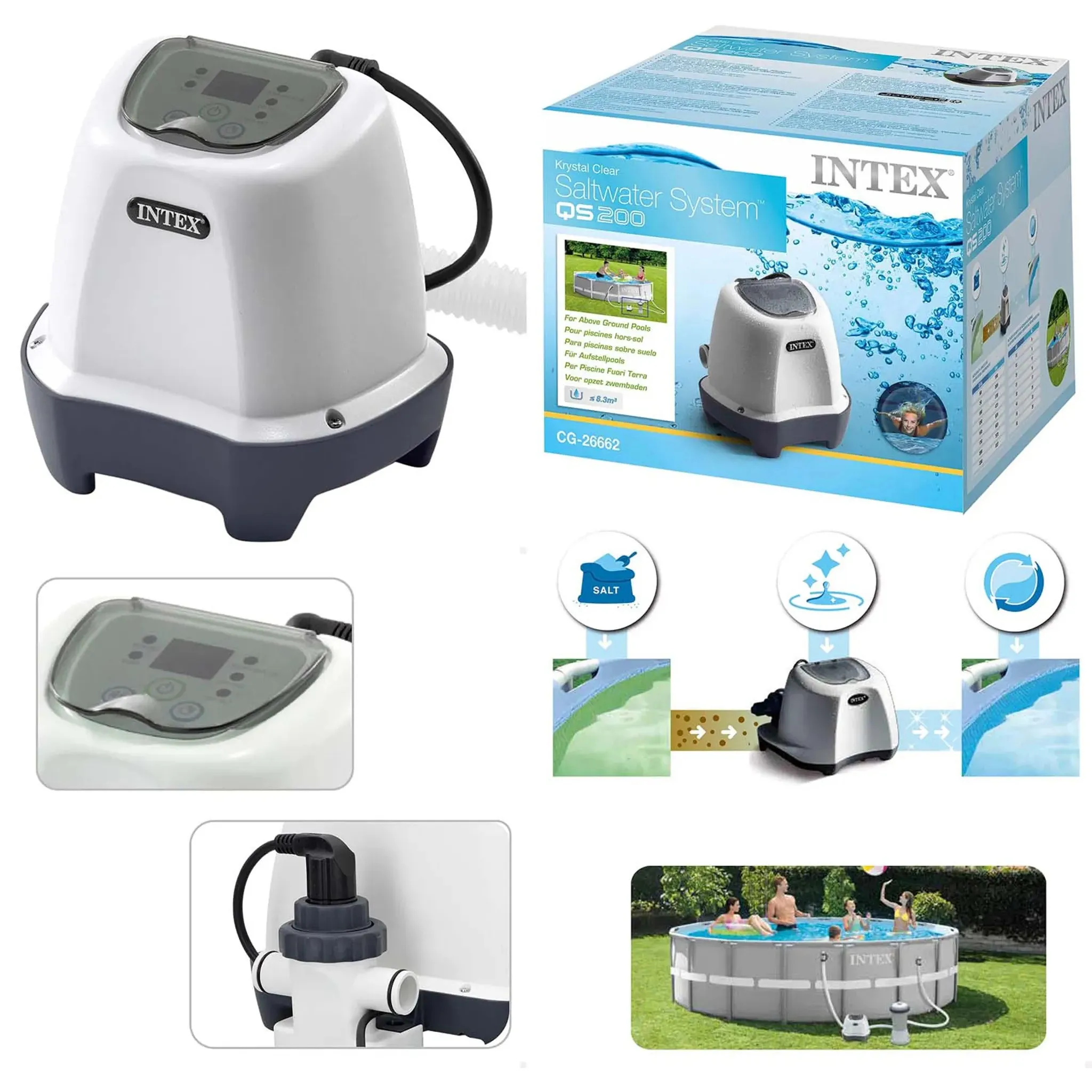 Intex Krystal Clear Salzwassersystem QS200
