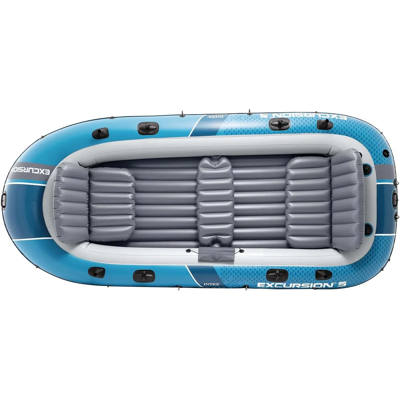 Intex Schlauchboot Excursion 5 Set inkl. Pumpe und Alu-Paddeln 366x168x43cm