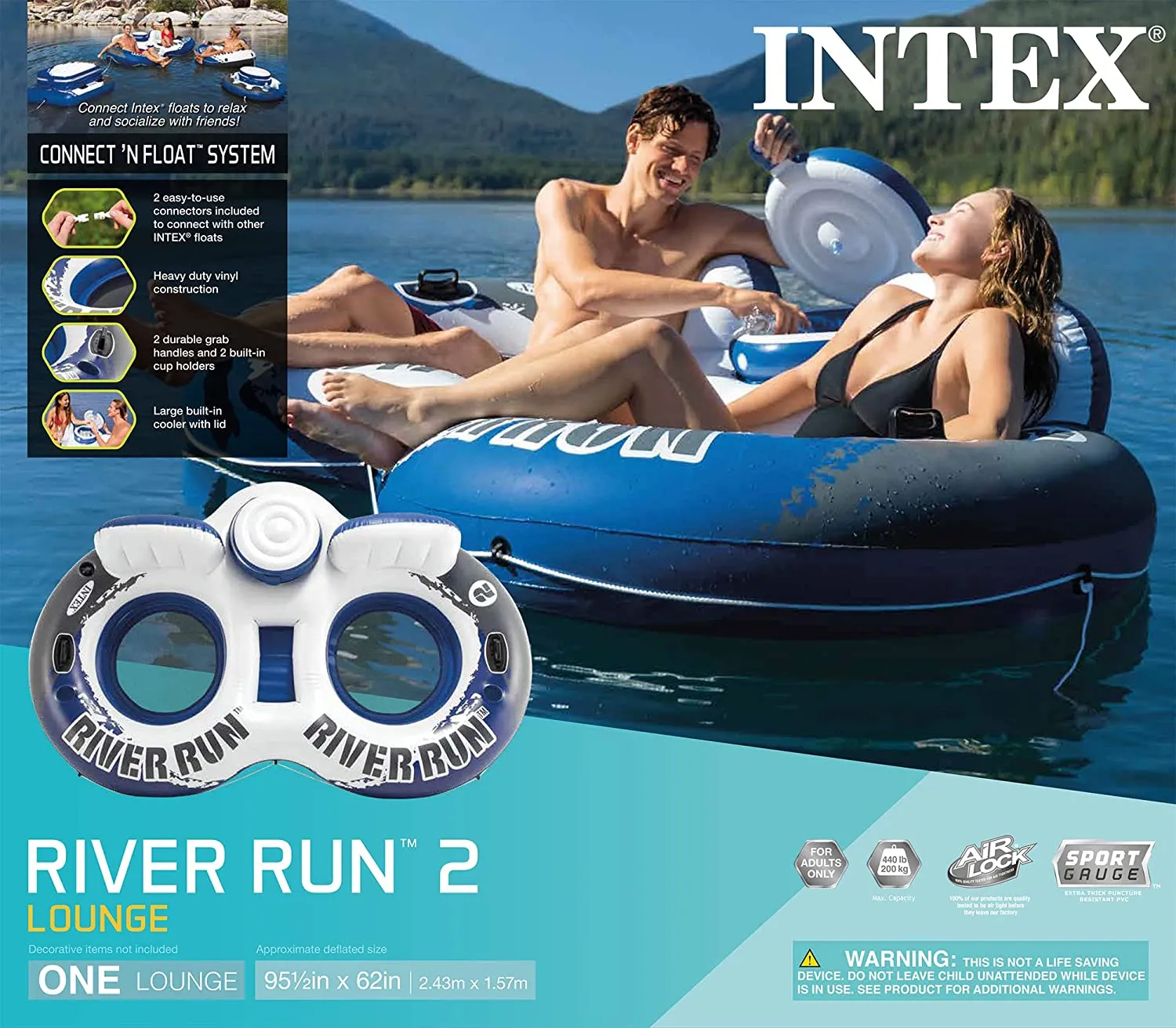 Intex 58837EU Schwimmring - River Run II